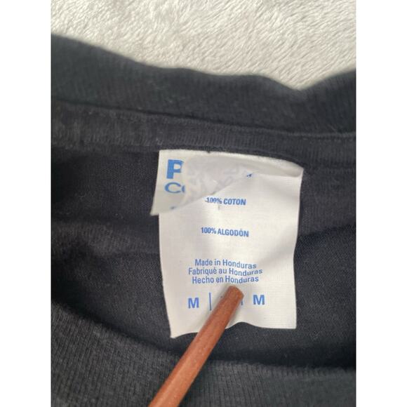 Native American Indian T-Shirt Unisex Medium Black Cats Headdress Tee Shirt - Picture 4 of 5